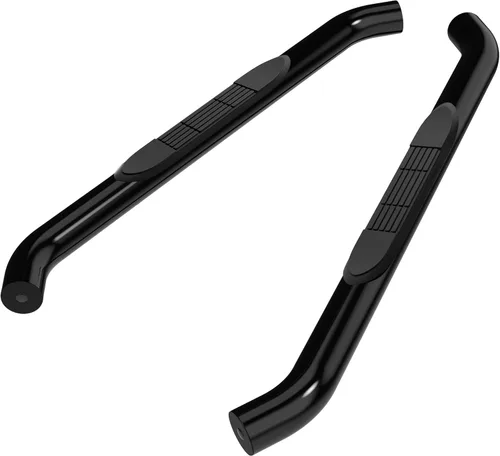 TAC - Estribos laterales para Jeep Wrangler JL 2018-2024 de 2 puertas de 3 pulgadas, barras laterales negras, rieles de escalón, barras Nerf,