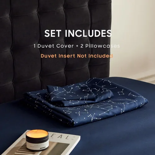 Miniatura 4 de Wake In Cloud - Juego de funda de edredón de constelación, astrología espacial de galaxia celestial para adolescentes, niños y niñas, ropa de cama