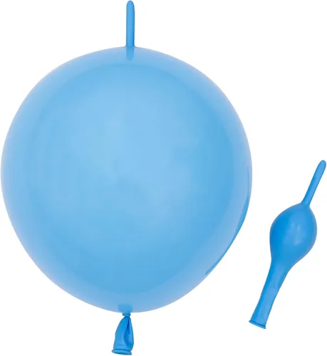 Miniatura 3 de Globos de eslabones de 10 pulgadas, 60 globos de eslabones de látex rosa bebé, 60 piezas para decoración de bodas, cumpleaños, Halloween, Navidad