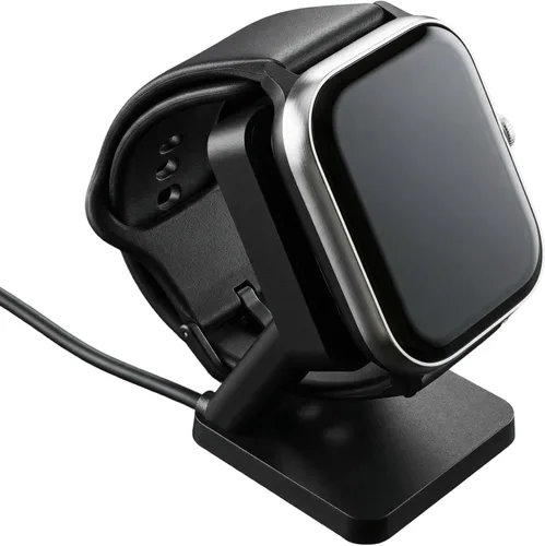 Miniatura 9 de Spade & Co Paquete de 4 relojes inteligentes de salud con base de carga, monitor de frecuencia cardíaca, sueño y SpO2, podómetro, batería de más