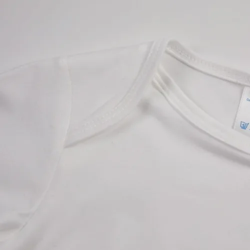 Miniatura 4 de 5 PCS Baby Bodysuit Sublimación Blanco Camisa de Manga Corta