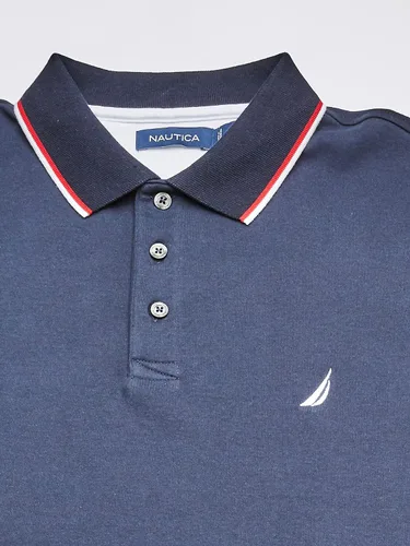 Miniatura 4 de Nautica Polo de manga corta con cuello de doble punta para hombre
