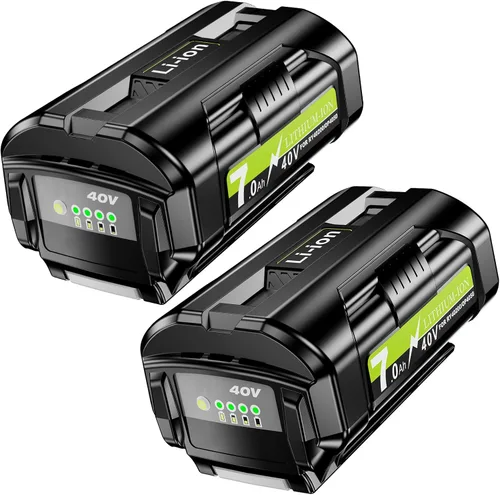 Bonadget OP40401 7000mAh Reemplazo para batería Ryobi 40V OP40602 OP40404 OP40501 OP40605 OP4026 OP4060 OP4015 para Ryobi 40 Volt Power Tools