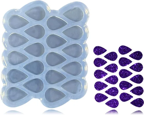Miniatura 15 de Mini moldes para aretes con forma de puerta, molde de silicona para aretes de bricolaje, aretes de oreja, colgantes, manualidades de fabricación
