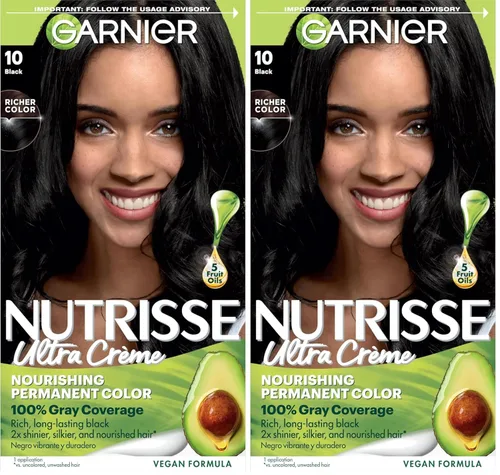 Miniatura 21 de Garnier Nutrisse - Tinte en crema nutritiva para el cabello, 30 marrón oscuro (Sweet Cola), tinte permanente para el cabello, 2