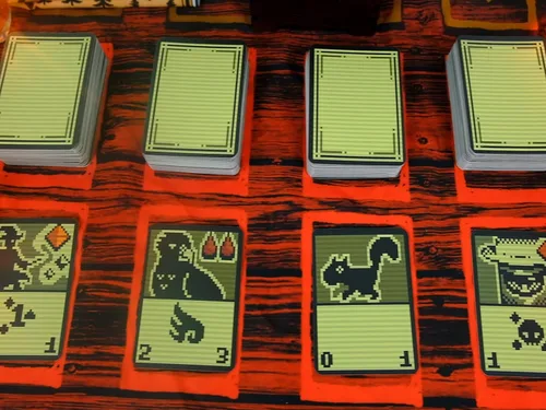 Miniatura 6 de Juego de cartas de inscryption con 255 cartas laminadas Totalmente elegible para juego de 2 jugadores