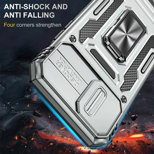 Miniatura 58 de Funda para iPhone 13 Pro con funda para cámara, con soporte de anillo para soporte, con función de montaje magnético para automóvil, para iPhone 13