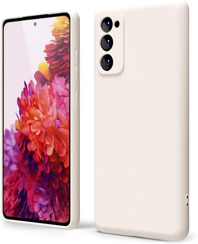 Miniatura 196 de oakxco Funda para teléfono Samsung Galaxy S21 Ultra con agarre de silicona líquida, bonita funda delgada y delgada de goma suave de TPU lisa