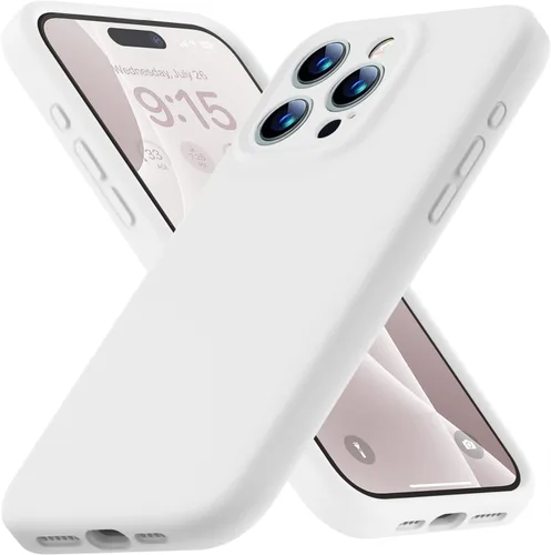 Miniatura 18 de Funda compatible con iPhone 13 de 6.1 pulgadas, de silicona líquida premium [forro de microfibra suave antiarañazos], goma de gel, protección Uva