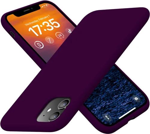 Miniatura 13 de Funda compatible con iPhone 11, silicona [forro de microfibra suave antiarañazos] [delgada a prueba de golpes] Funda mejorada para teléfono 11