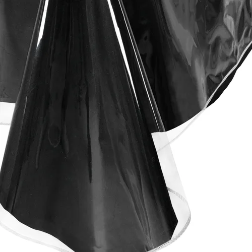 Miniatura 8 de Hiasan - Mantel rectangular de plástico transparente 100% impermeable, a prueba de aceite, resistente a las manchas, lavable, protector de mesa