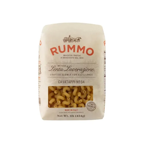 Rummo Riccioli Pasta N.54 - Fideos de pasta Cavatappi, fideos de sacacorchos, pasta en espiral de trigo duro, pasta seca, importada de Italia, 16