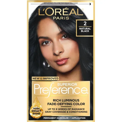 Miniatura 54 de L'Oreal Paris Superior Preference - Tinte permanente luminoso que desafía la decoloración, tinte para el cabello hasta 9 semanas de resplandor, 5C