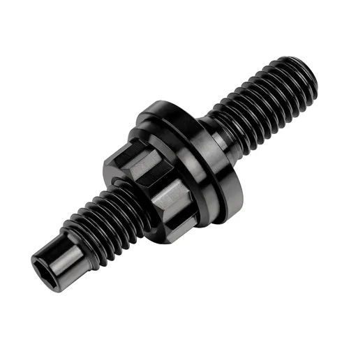 Miniatura 5 de Tornillo de titanio M8 M10x45 54 55 2.559 in paso 1.25 Kit de pernos de escape automotriz Kit tornillos, tuercas y arandelas Kit de 4 piezas