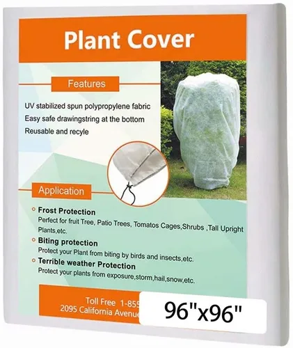 Miniatura 13 de Agfabric Warm Worth Frost Blanket - Chaqueta para arbustos de 0.95 oz 84" x 72", cubierta rectangular para plantas para protección contra heladas