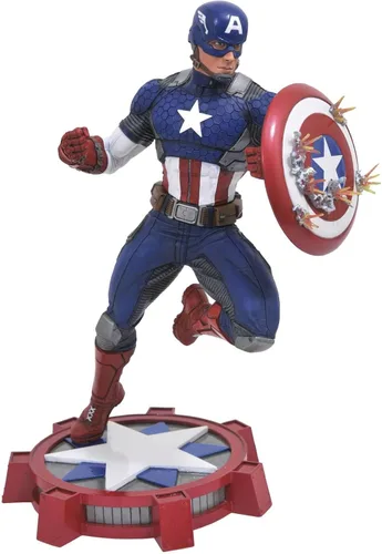 DIAMOND SELECT TOYS Marvel Gallery: Marvel Now! Figura de vinilo de PVC del Capitán América de 9 pulgadas