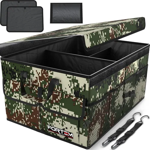 Miniatura 18 de FORTEM Organizador de maletero para SUV, organizador de maletero de automóvil, almacenamiento plegable, accesorios de coche para mujeres y hombres