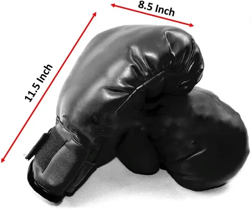 Miniatura 2 de OYSTERBOY Guantes de boxeo para adultos, guantes de boxeo, guantes profesionales de piel sintética a prueba de golpes, guantes de entrenamiento