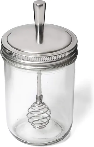 Miniatura 6 de Jarware Dipper de miel, boca ancha, plata Plateado