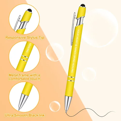Miniatura 3 de Eersida 10 bolígrafos divertidos para enfermeras, regalos de semana de enfermeras, tinta negra, mujeres, hombres, asistentes médicos