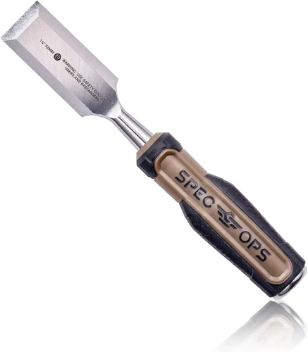Miniatura 12 de Spec Ops Tools - Juego de cinceles de madera con cuchillas de acero de alto carbono, agarre absorbente de golpes, 4 piezas, 3% donado a veteranos
