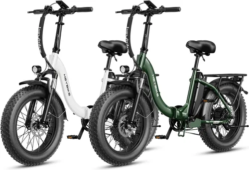 Miniatura 24 de Heybike Ranger 2.0 Foldable Electric Bike for Adults, 20"*4 Fat Tire Ebike with 1400W Peak Motor, 28 MPH Max Speed, 600Wh Removable Battery, Up to
