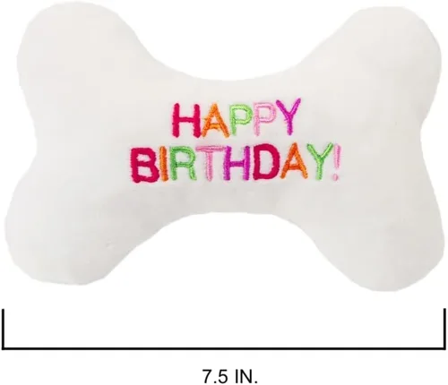 Miniatura 2 de TONBO Juguetes de peluche lindos y divertidos para perros (combo de fiesta de cumpleaños)