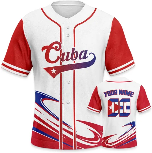 Miniatura 34 de Custom 2026 World Baseball Jersey Sports Shirt for Fans Men Youth Women Gifts Personalize Your Name Number S-6XL España