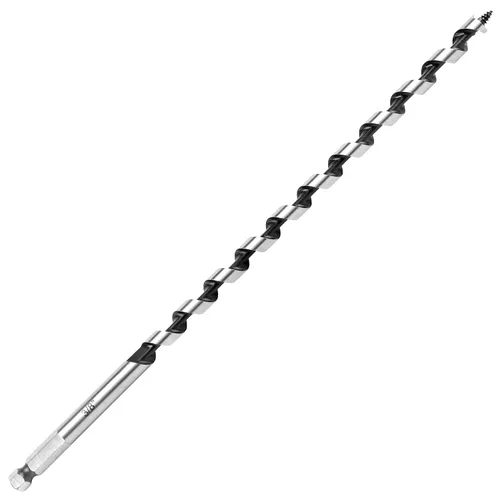 Miniatura 31 de Broca de taladro de 1-1/2 pulgadas x 9 pulgadas para madera, vástago hexagonal de 1-1/2 pulgadas, broca larga para madera suave y dura, plástico