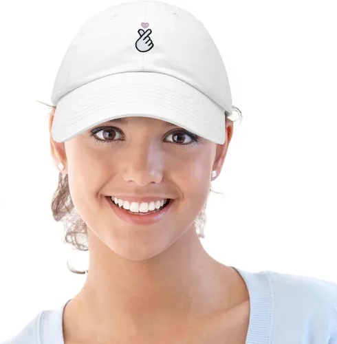 Miniatura 5 de Kpop coreano Love Snap Finger Hand Heart Hat Son Hatu Gorra de béisbol bordada para mujer