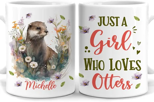 Miniatura 7 de Hyturtle Taza de zorro personalizada para niñas y mujeres, regalos de cumpleaños para amantes de los zorros, regalos de zorro para mujeres, regalos