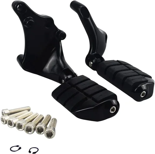 Miniatura 14 de Estribera del pasajero con kit de montaje, pedal para reposapiés del pasajero trasero con kit de montaje para Harley Sportster Forty-Eight 48