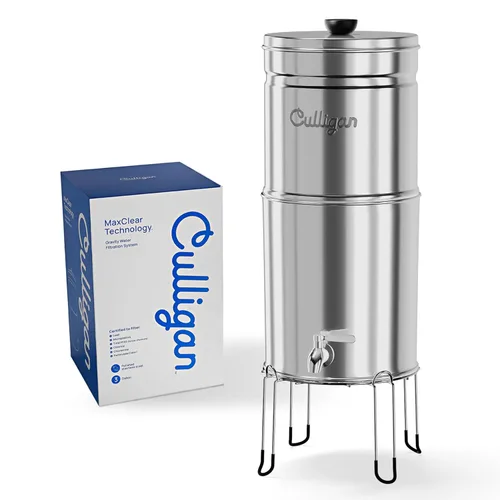 Miniatura 2 de Culligan MaxClear - Sistema de filtro de agua por gravedad de 3 galones que elimina microplásticos, PFAS y plomo, certificado NSF/ANSI, filtro