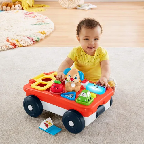Miniatura 7 de Fisher-Price - Laugh & Learn Pull & Play Learning, vagón de reir y aprender, de halar y jugar, Multicolor