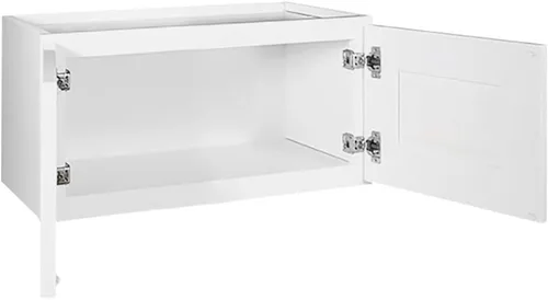 Miniatura 6 de Design House Brookings - Armario de cocina W2412, 24 pulgadas de ancho x 12 pulgadas de profundidad x 12 pulgadas de alto, pintado blanco, madera