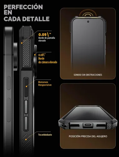 Miniatura 8 de SUPCASE Funda magnética resistente para Google Pixel 10 Pro XL con soporte (agarre Unicorn Beetle), [compatible con MagSafe]