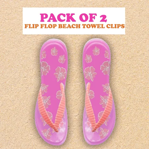 Miniatura 8 de PERFORMORE Clips para toallas de playa, paquete de 2, clips portátiles para toallas, clips de seguridad para sillas de playa, terraza, patio, Rosa