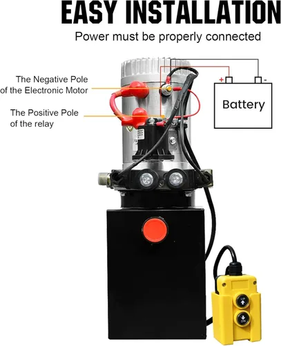Miniatura 8 de Unidad de suministro doble hidráulica/de arranque de simple efecto, L12t160123YYDLDY3S-1