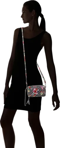 Miniatura 5 de Vera Bradley - Bolsa cruzada de algodón todo en uno con protección de interferencia de radiofrecuencia
