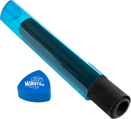 The Original Monster Prism Playmat Tube (azul) - Diseño de caja fácil de entrar y salir, el soporte no se desprende de las superficies,