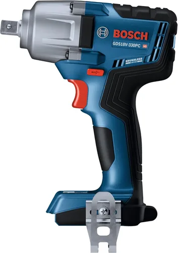 Miniatura 3 de BOSCH GDS18V-330PCN Llave de impacto de 18 V sin escobillas de 1/2 pulgada de par medio con retención de pasador (herramienta desnuda)