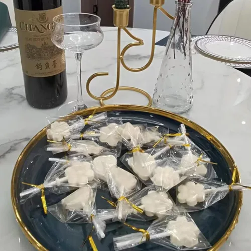 Miniatura 7 de Molde de silicona para piruletas de flores: el molde de piruleta de chocolate se puede utilizar para hacer una variedad de dulces hechos a mano como