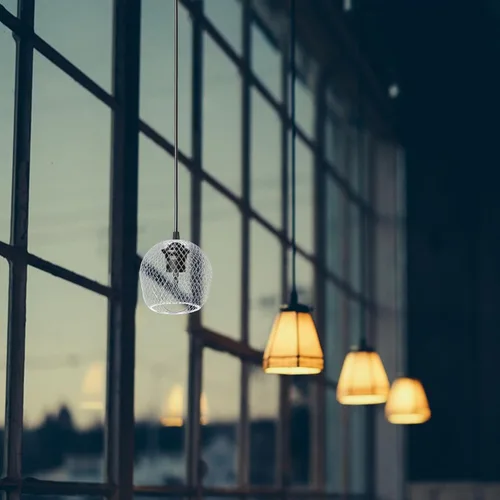 Miniatura 9 de Pantalla de lámpara de metal, pantalla de lámpara para el hogar, sombra de polvo para pantalla de luz de lámpara, 1 ud