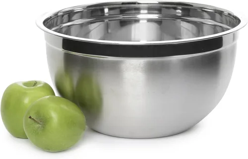 Miniatura 9 de Ybmhome Recipiente de mezcla de acero inoxidable de calidad profesional profunda para servir, mezclar, cocer y hornear (2.84 L)