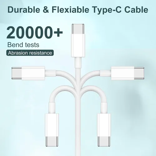 Miniatura 4 de Cable de carga rápida USB C a C de 240 W de largo de 10 pies, cable de carga tipo C a C para Apple iPhone 17 Pro Max/17 Air/16 Pro Max/16 Plus/15