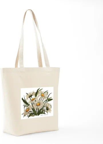 Miniatura 7 de CafePress Daisies - Bolsa de lona natural, estilo victoriano, vintage, reutilizable, bolsa de compras