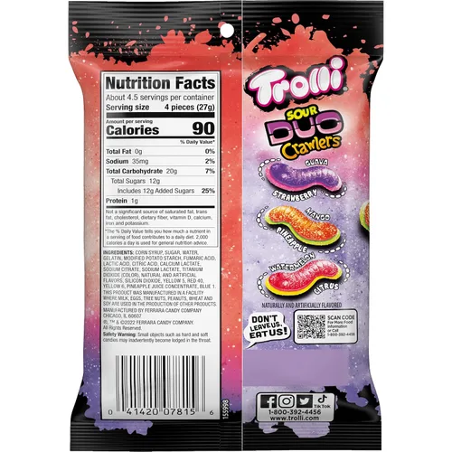 Trolli Duo Crawlers, 4.25 onzas