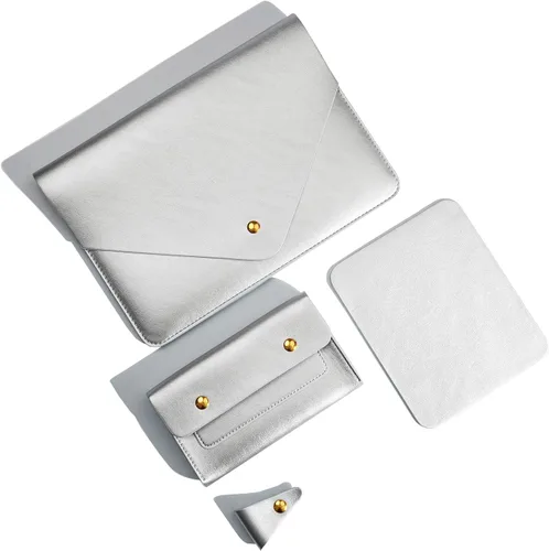 Miniatura 13 de Funda de piel sintética para laptop compatible con MacBook Pro A2992 A2779 A2442, MacBook Pro Air 13, Surface Laptop 5ª generación 13.5, Thinkpad X1