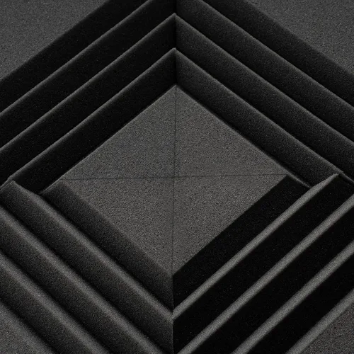 Miniatura 7 de VallisCo Paquete de 52 paneles acústicos de 1 x 12 x 12 pulgadas, paneles de espuma acústica para insonorización, reducción de ruido, paneles