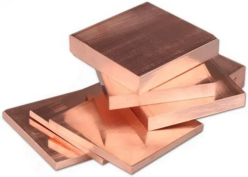 Miniatura 3 de Hoja de metal de cobre puro 99.9% Bloque de cobre puro T2 Barra plana de cobre Ancho 20mm/0.8inch Espesor 0.787 in Longitud,0.787 in